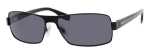 Hugo Boss 0316/S Men's Polarized Sunglasses - Black/Black - Picture 1 of 9