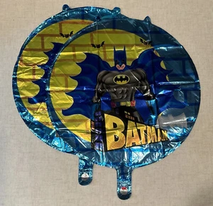 Batman 16” Round Foil Mylar Double-Sided Balloons - 2 pack - Picture 1 of 1