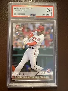 1st Topps Now Juan Soto 2018 debut #235 PSA 9 como nuevo radiocontrol - cantidad disponible - Imagen 1 de 1