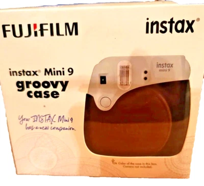 FujiFilm Instax Mini 9 Groovy Camera Case Brown  (T7) - Image 1 of 2