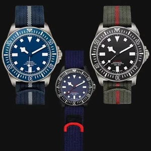 Correa de nailon para Tudor Pelagos FXD 22 mm 20 bandas acanaladas gancho y bucle de una sola pasada - Imagen 1 de 13