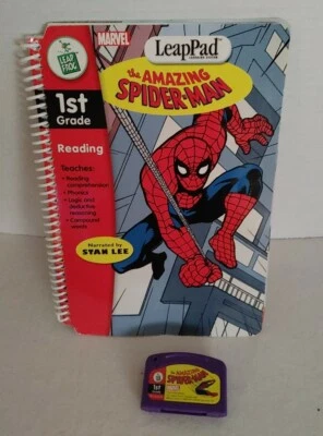 Leap Pad 1st Grade Reading The Amazing Spider-Man Interactive Book & Cartridge  - Image 1 of 4