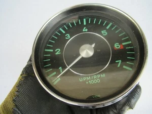 Porsche 912 Tachometer  date stamped 3/66   902 741 302 01    #202   C#G104 - Picture 1 of 6