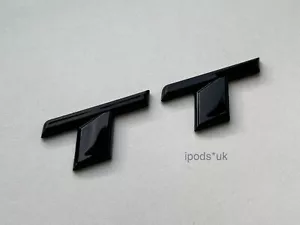 Brand New High Quality Gloss Black Audi TT MK 3 Rear Badge Quattro S Line RS - Picture 1 of 4