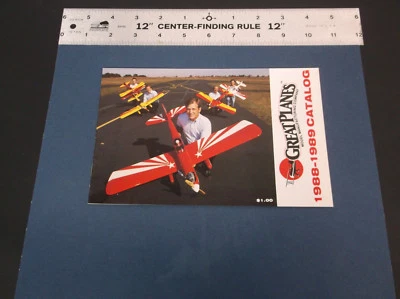 COLLECTIBLE 1988-89 GREAT PLANES R/C MODEL PLANE & ACCESSORIES CATALOG *G-COND* - Image 1 of 4