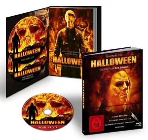 HALLOWEEN *2007 / 3 Disc Special Edition Mediabook / Rob Zombie* NEW RB Blu Ray - Picture 1 of 2