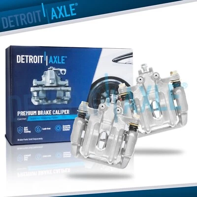 Pair Rear Brake Calipers w/ Bracket Assembly for Acura RDX Honda Crosstour CR-V - Image 1 of 4