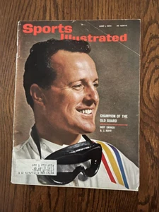 Sports Illustrated AJ Foyt First Cover 1964 Indy Driver - Picture 1 of 2