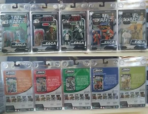 Star Wars Vintage Saga Sammlung 2006 Greedo Han Tusken Raider komplett Wave - Bild 1 von 3
