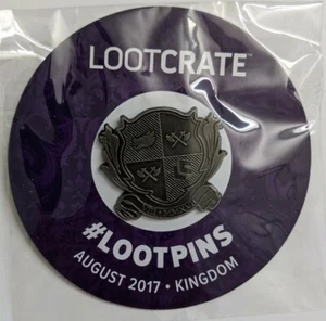 Loot Crate August 2017 Kingdom Pin, Brand New In Packaging - Picture 1 of 2
