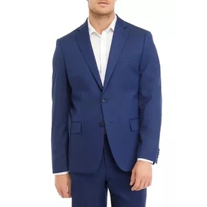 Perry Ellis Mens Blue Sport Coat Blazer Jacket Size 36 Short - Picture 1 of 6