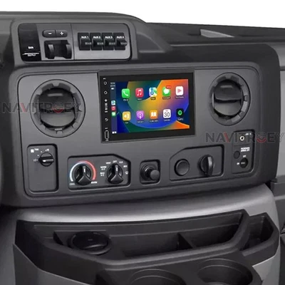 Radio Apple Carplay 7" para Ford E-250 E-350 Super Duty 2009-2014 Android 15 GPS Foto 1 de 4