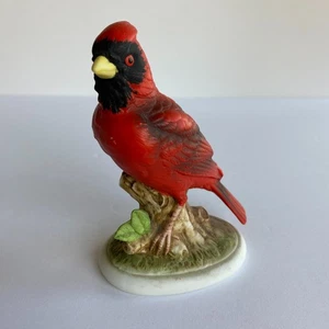 Lefton Cardinal Bisque Porcelain Figurine KW6609 Vintage Made in Japan - Picture 1 of 11