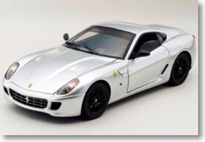 MATTEL MT2066N 1/18 Ferrari 599 Gtb Alluminio Argento Elite Vettura Da Giappone - Immagine 1 di 4