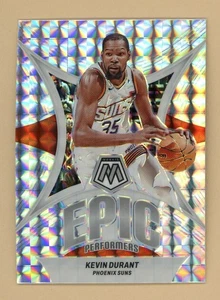 Kevin Durant - 2023-24 Panini Mosaic - Silver Prizm Epic Performers #13 - Picture 1 of 2
