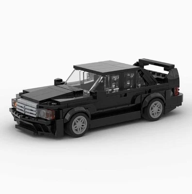 Mercedes E190 EVO Velocidad Coche Carreras Modelo Bloques de Construcción Juguete Set Creativo Foto 1 de 4