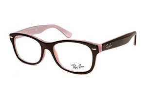 Ray Ban RB 1528 3580 Kids Dark Havana on Pink small size 46/16/125 Eyeglasses - Picture 1 of 5