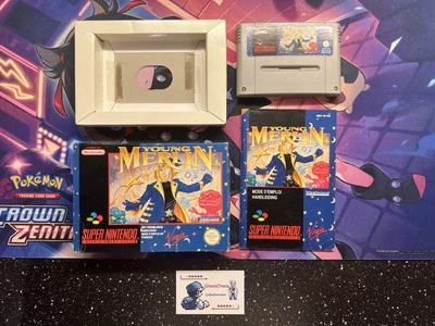 Jeux Super Nintendo Snes Young Merlin complet En Boîte FAH - Photo 1/4