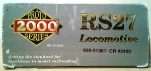 HO SCALE WALTHERS PROTO 2000 ALCO RS27 CONRAIL #2402 920-31361 - Picture 1 of 10