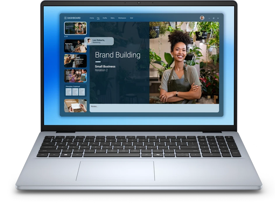 New Dell Dc16250 16" Touch Intel® Core™ 5-120U, 10 cores 512 GB SSD 16 GB DDR5 - Image 1 of 1