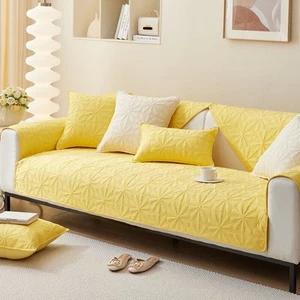 Geometric Non Slip Sofa Cover Couch Protector Mat - Picture 1 of 10