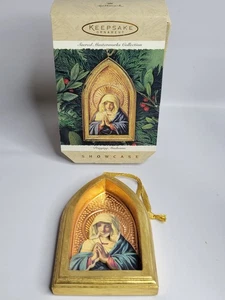 Hallmark Keepsake Ornament Praying Madonna Showcase Sacred Masterworks 1996 - Picture 1 of 2