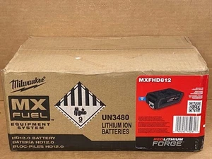 MILWAUKEE MXFHD812 HD12.0 MX FUEL REDLITHIUM FORGE BATTERY- BRAND NEW. - Picture 1 of 4