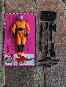Slice v2 100% Complete w/ File Card G.I. Joe ARAH 1993 Hasbro Figure - Picture 1 of 2
