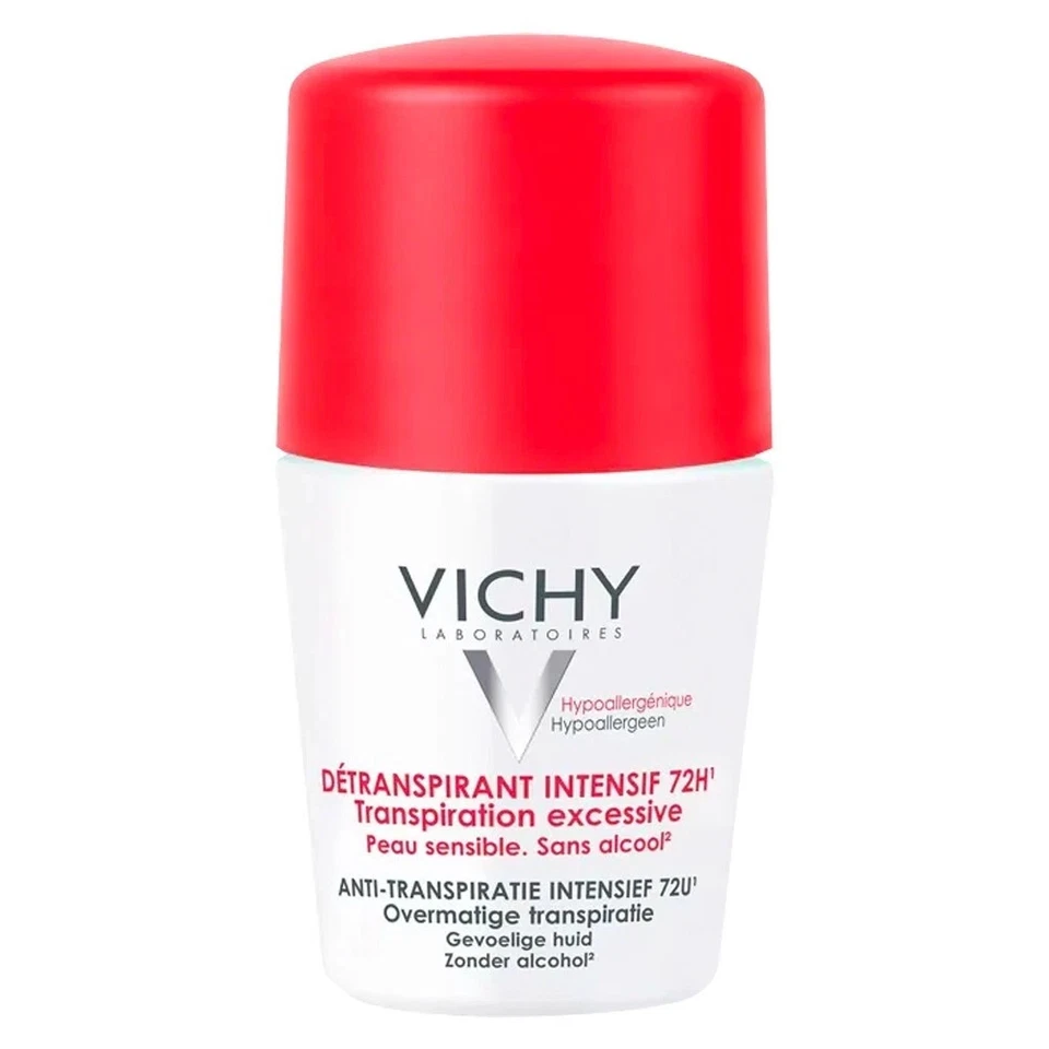 Antitranspirante intensivo Vichy Stress Resist 72H transpiración excesiva 50 ml Foto 1 de 4