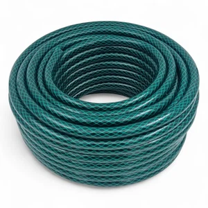 Garden Hose Pipe Reinforced Braided PVC Watering Hosepipe Reel 30M 50M 100M - Picture 1 of 1