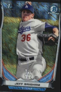 2014 Bowman Chrome Mini Factory Set Blk Shimmer Refractors Card #53 Brigham - Picture 1 of 2