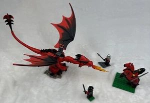 LEGO Red Head Dragon Fantasy Era Castle Minifigure Dragon Mountain Freestyle Set - Picture 1 of 8