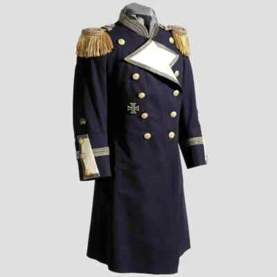 New Navy Blue Men Tailcoat Gala Uniform An Envoy Military Jacket - Image 1 of 4