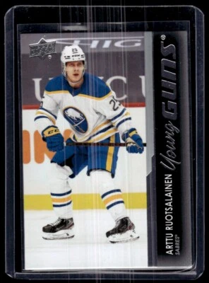 2021-22 Upper Deck Series 1 Young Guns Arttu Ruotsalainen Rookie #221 Buffalo - Image 1 of 2