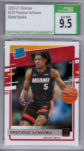 2020-21 Donruss Precious Achiuwa #235 RATED ROOKIE CSG 9.5 GEM MINT 💎 - Picture 1 of 2
