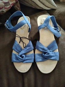 St John's Bay wedge sandals Size 10 - Picture 1 of 15