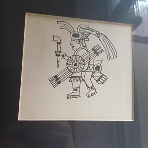 CARLO MATTIOLI DISEGNO ORIGINALE CHINA CON AUTENTICA PUBBLICATO PRINCIPE 16X15CM - Foto 1 di 9