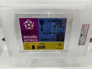 FIFA WM 1970 - 3. Platz Spiel Deutschland 1 Uruguay 0 - Ticket PSA Gut 2 - Bild 1 von 2