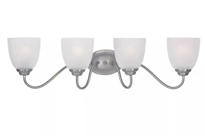 Maxim Lighting Stefan 4 Light Bath Vanity, Satin Nickel - 10074FTSN - Image 1 of 4
