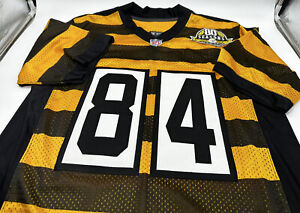 Pittsburgh Steelers #84 Antonio Brown Sz 40 Bumblebee 80th Patch NFL Nike Jersey