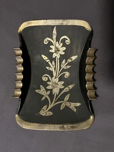 Vintage Floral ashtray Made In India - Picture 1 of 2