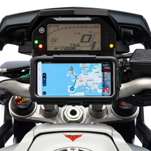 Ultimateaddons Estuche Universal Resistente 158x78mm Kit de Montaje para Manillar de Motocicleta Bicicleta - Imagen 1 de 6