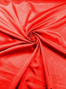 60" Stretch Satin Fabric - Silky Light Weight Stretch Satin Fabric By Yard - Picture 1 of 67