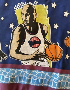 Lenzuolo completo e piatto Space Jam Looney Tunes 1996 vintage senza federe - Foto 1 di 8
