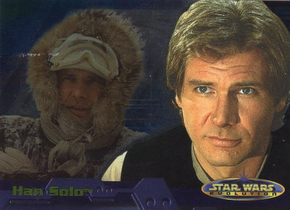 2001 Star Wars Evolution Topps Chase Foil Trading Card Han Solo 4A - Image 1 of 2