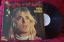 MICK RONSON ** Slaughter On 10th Avenue ** RARE 1974 SPAIN PROMO LP