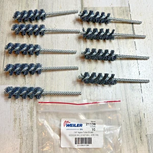 9 - Weiler 21136 7/8" Nylox Power Tube Brush, 022/320 SC Crimped Fill 2-1/2" - Picture 1 of 5