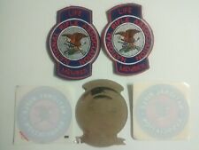 National Rifle Association (NRA) Life Member Patches (2) & Stickers (3) Lot of 5