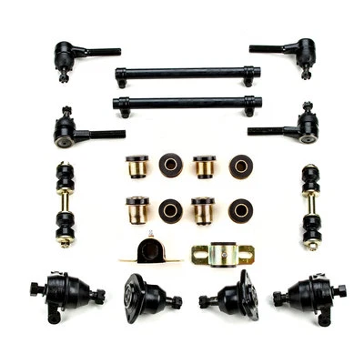 Black Poly Front End Suspension Rebuild Kit Fits 1975 - 1982 Chevrolet Corvette - Image 1 of 4