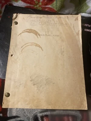 Manuscript Tittled “ American Girl “ By Rocco Simonelli Registered 1990’s ?? - Image 1 of 4